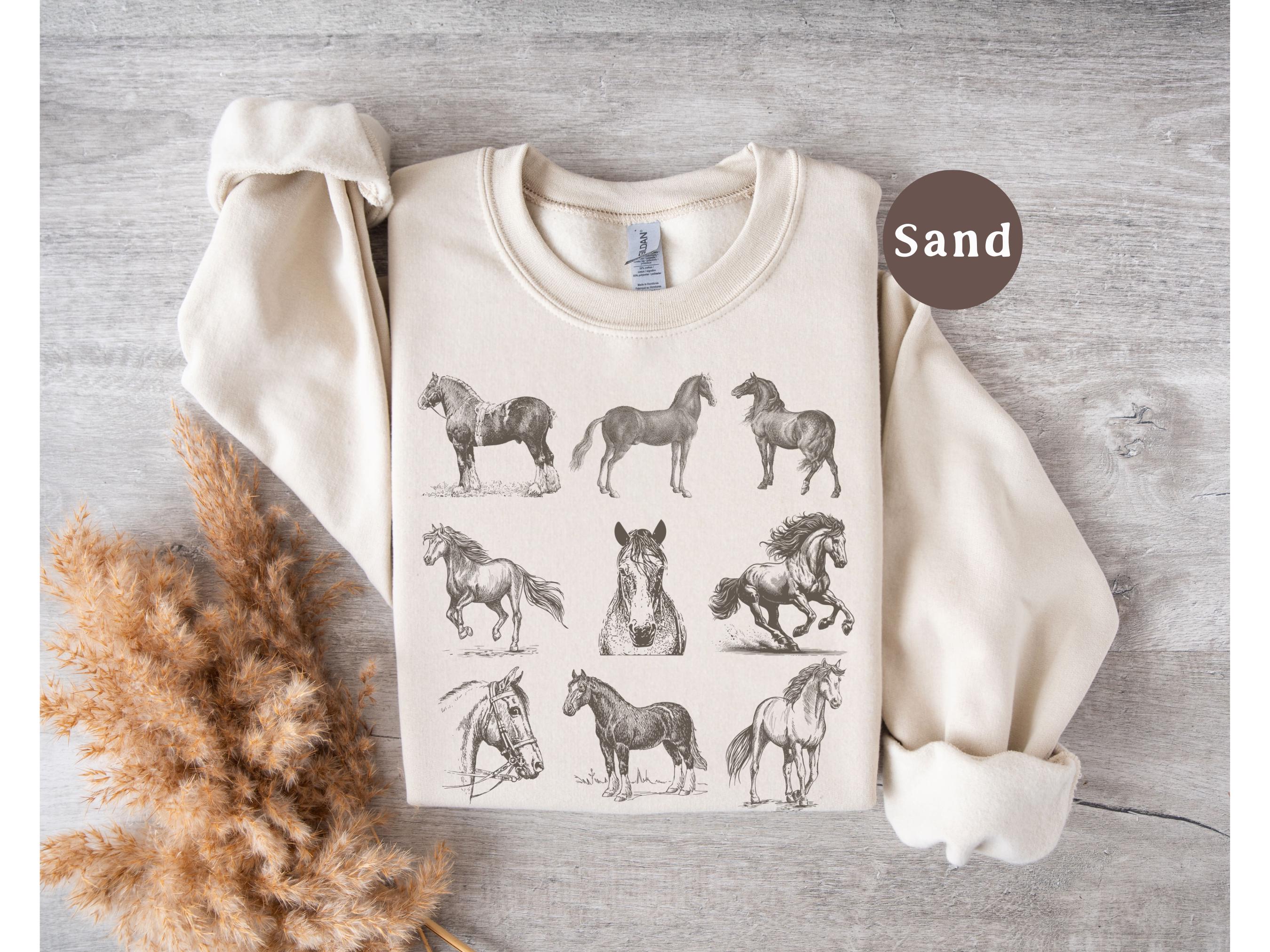 90s Horse Sweatshirt - Etsy