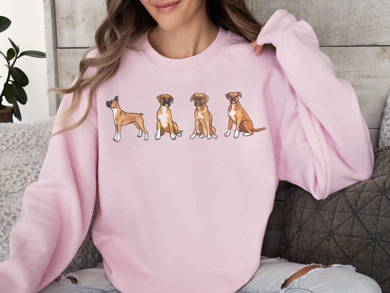 Boxer Dog Mom Sweatshirt, Boxer Dog Owner Shirt, Gifts for Boxer Dog
