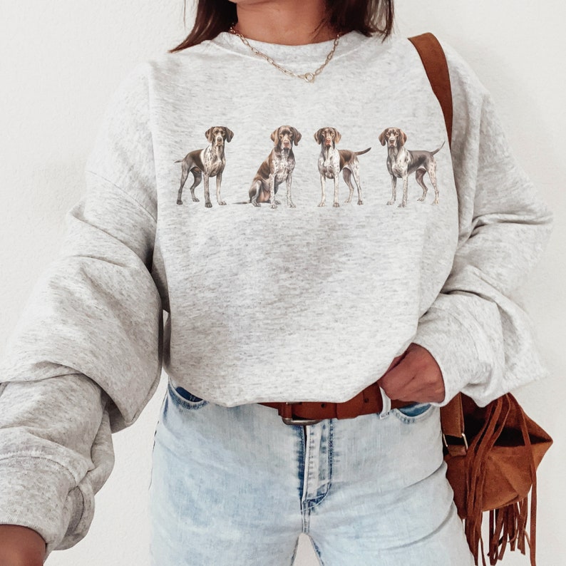 GSP Dog Lover Sweatshirt, German Shorthaired Pointer Mom Sweater, Gift