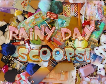 Rainy Day Mystery Scoops, Cute & Colorful items, stationary, beauty, jewelry, candy, gift