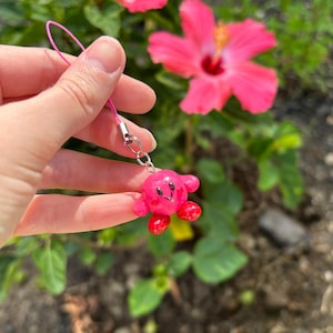clay Nintendo Kirby keychain