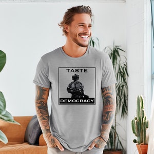 Taste Democracy Shirt, Hell Gaming, Gamer, Gift for Him