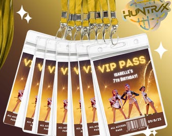 Kpop Demon Hunters VIP Pass, Birthday Party Favors (25pcs) - Etsy