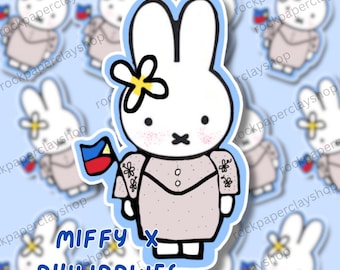 Miffy x Philippines Sticker (Filipiniana Ver.) (3pcs)