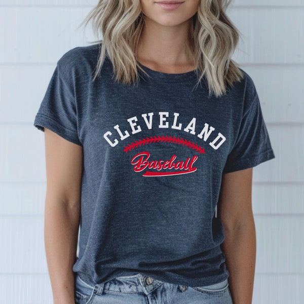 Cleveland Baseball Shirt Unisex Baseball Fan Tee Cleveland T-Shirt for Game Day Sports Fan Baseball Gift Fathers Day Tshirt Birthday Gift