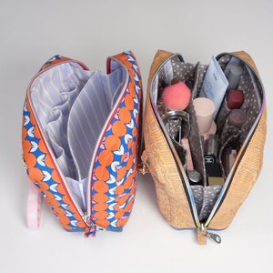 Makeup Organizer Bag Sewing Pattern – “Leona” PDF + 4K Video Tutorial