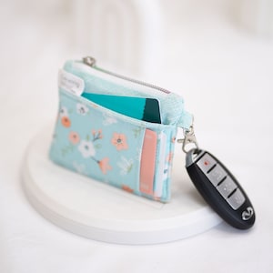Zipper Wallet Sewing Pattern – PDF + Video | Mini Pouch with Card Slots & Key Holder