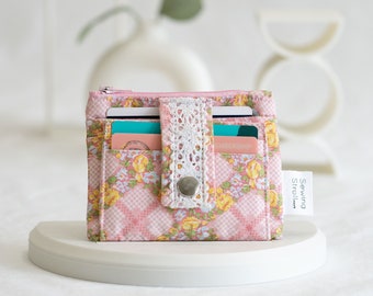 DIY Sewing wallet " Lulu" PDF Template pattern with Youtube video tutorial