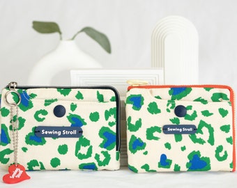 DIY Mini Wallet Sewing Pattern: &quot;Jean&quot; PDF Template + Video