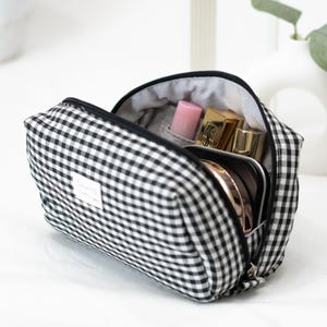 Ultimate Organizer Makeup Bag Sewing Pattern PDF – “LENA” Cosmetic Zipper Pouch