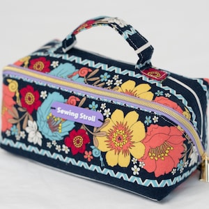 DIY Makeup bag PDF Sewing Pattern "Lori" PDF  Template with Youtube tutorial + written instructions