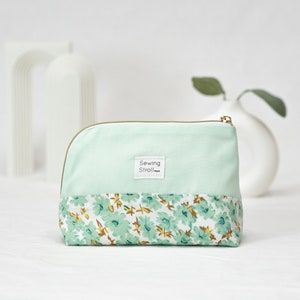 Makeup bag Sewing Pattern " Melody" | Video tutorial + Written instruction