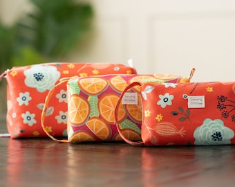 Boxy Makeup Bag Sewing Pattern PDF | Emma | 3 Sizes