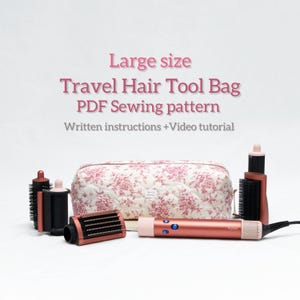 Airwrap Travel Bag Sewing Pattern: Boxy Pouch with Zipper (PDF + Video Tutorial)