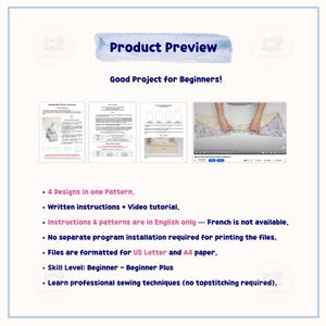 Japanese Knot Bag Sewing Pattern – PDF Download + Video Tutorial + Easy DIY Gift image 8