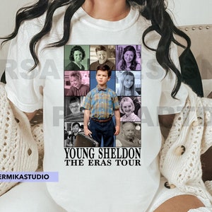 T-shirt med Young Sheldon-motiv: Present till fans