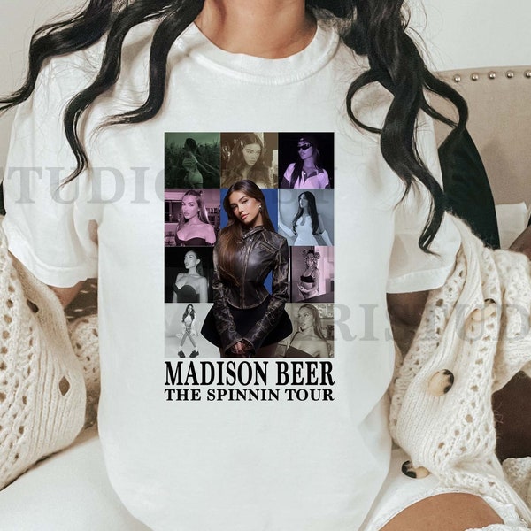 Madison Beer The Spinnin Tour T-Shirt Madison Beer Shirt Madison Beer Merch The Spinnin Tour Shirt Madison Beer Druck Geschenk Fan