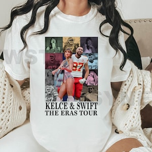 Travis Kelce and Swiftie t-shirt Travis Kelce football the Eras tour t-shirt Travis Kelce print era tour Swiftie fan merch print gift tshirt