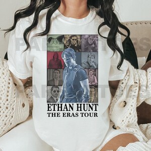 Tom Cruise Ethan Hunt T-shirt Ethan Hunt the Eras tour T-shirt Tom Cruise tour Tom Cruise print tijdperk tour merch print shirt cadeau t-shirt tour