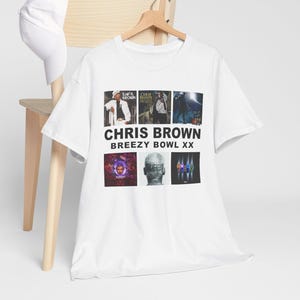 Chris Brown T-Shirt Albums Chris Brown Fan Tour-Shirt Chris Brown Print-T-Shirt Chris Brown Fan Merch Chris Brown Konzertgeschenk breezy Schüssel