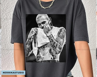 Chris Brown R&B Tour Graphic T-Shirt – Fan Merch Concert Apparel