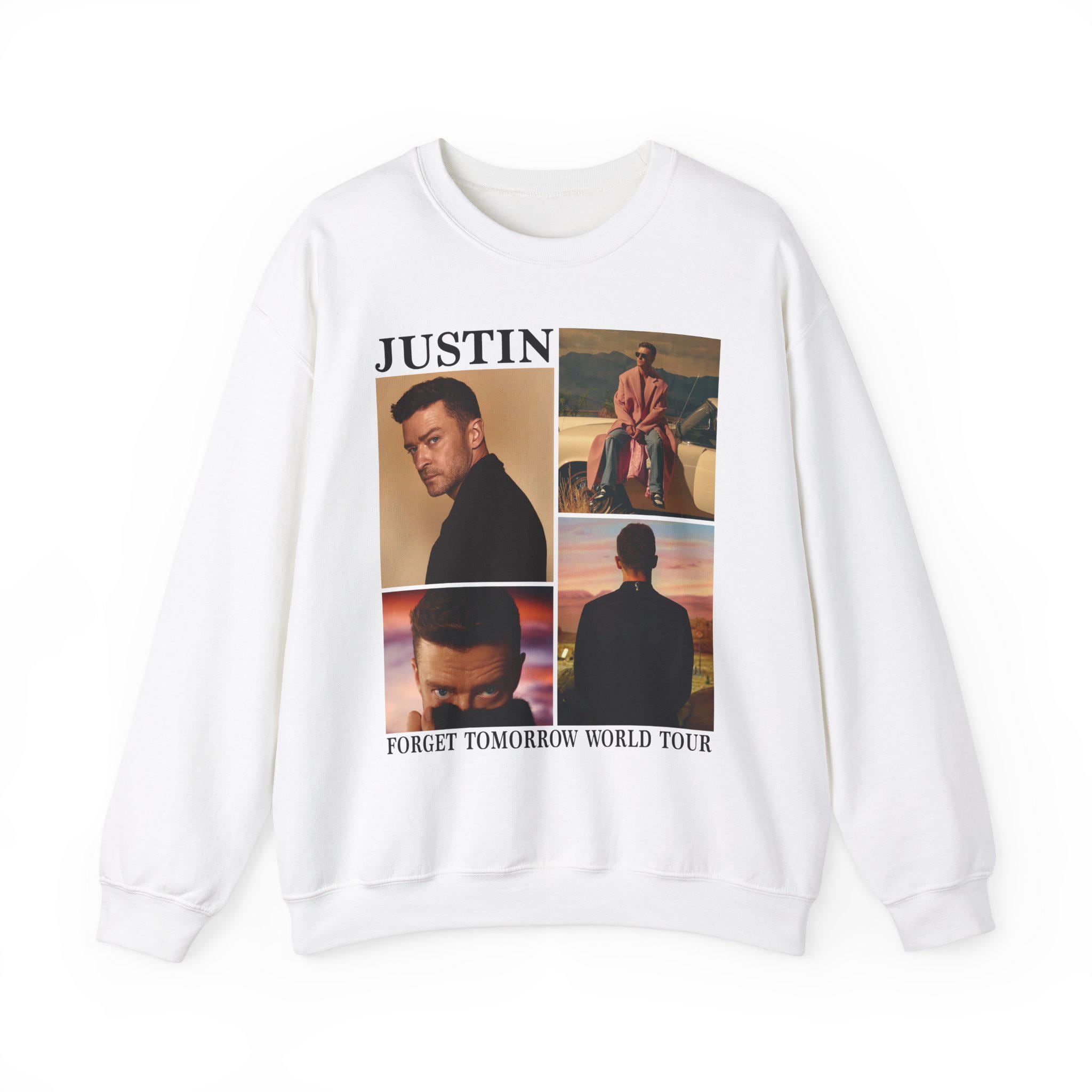 Justin Timberlake sweatshirt Justin Timberlake world tour shirt Timberlake Concert Timberlake fan merch JT forget tomorrow world tour gift