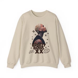 Chris Brown sweatshirt Chris Brown breezy bowl 20 shirt Chris Brown print t-shirt Chris Brown fan merch Chris Brown concert gift poster tour