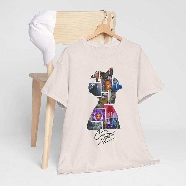 Chris Brown World Tour T-shirt: r&b raymond en bruin concertfan merchandise afbeelding 4