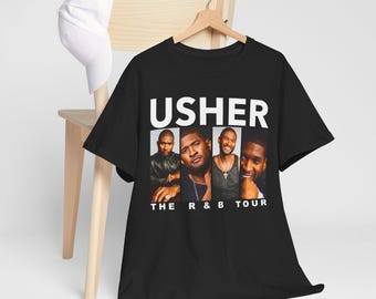 Usher Raymond and Chris Brown R&B Tour concert merch tshirt Fan shirt