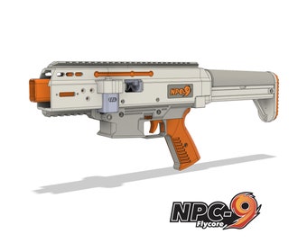 NPC-9 3D Printed Flycore Blaster | .STL Files ONLY