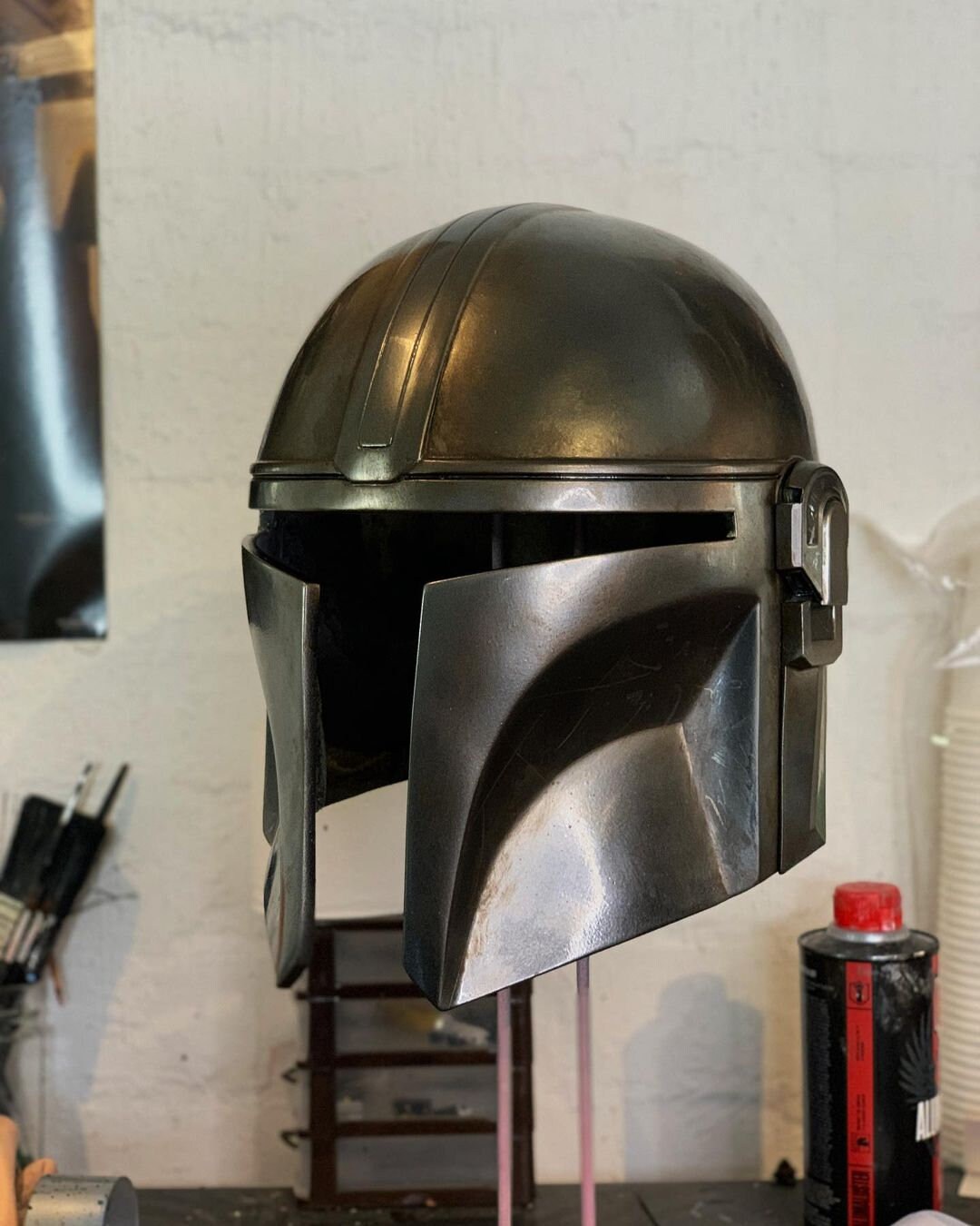 The Mandalorian Helmet Prop Replica Etsy