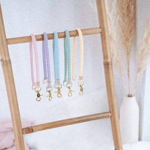 Bottom part made of rope or macrame | Single part for a mix & match set in spring colours | PASTEL DREAMS COLLECTION