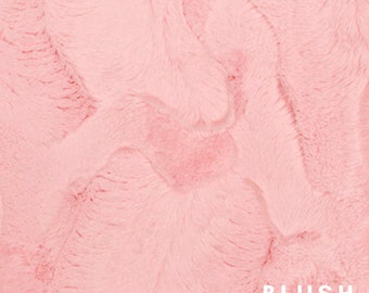 Blush Hide Minky Cuddle Luxe / Tela Minky / Tela Cuddle Luxe / Tela Minky rosa claro / Cuddle / Pila de 10 mm de Shannon Fabric / Fabric