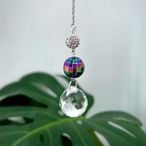 DISCO-kula SOLFÅNGARE • Retro glänsande rolig prisma glittrande fönsterhängare heminredning husdekoration soliga prismor vänpresenter present till mamma