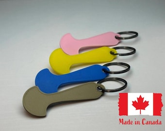 Loonie Shopping Cart Key - MADE IN CANADA