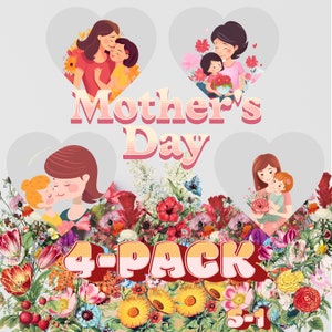 Family Clipart S1 | Love You Mommy | Instant Download | Mother And Daughter | Mother And Son | Digital Download | Sublimate Designs Download