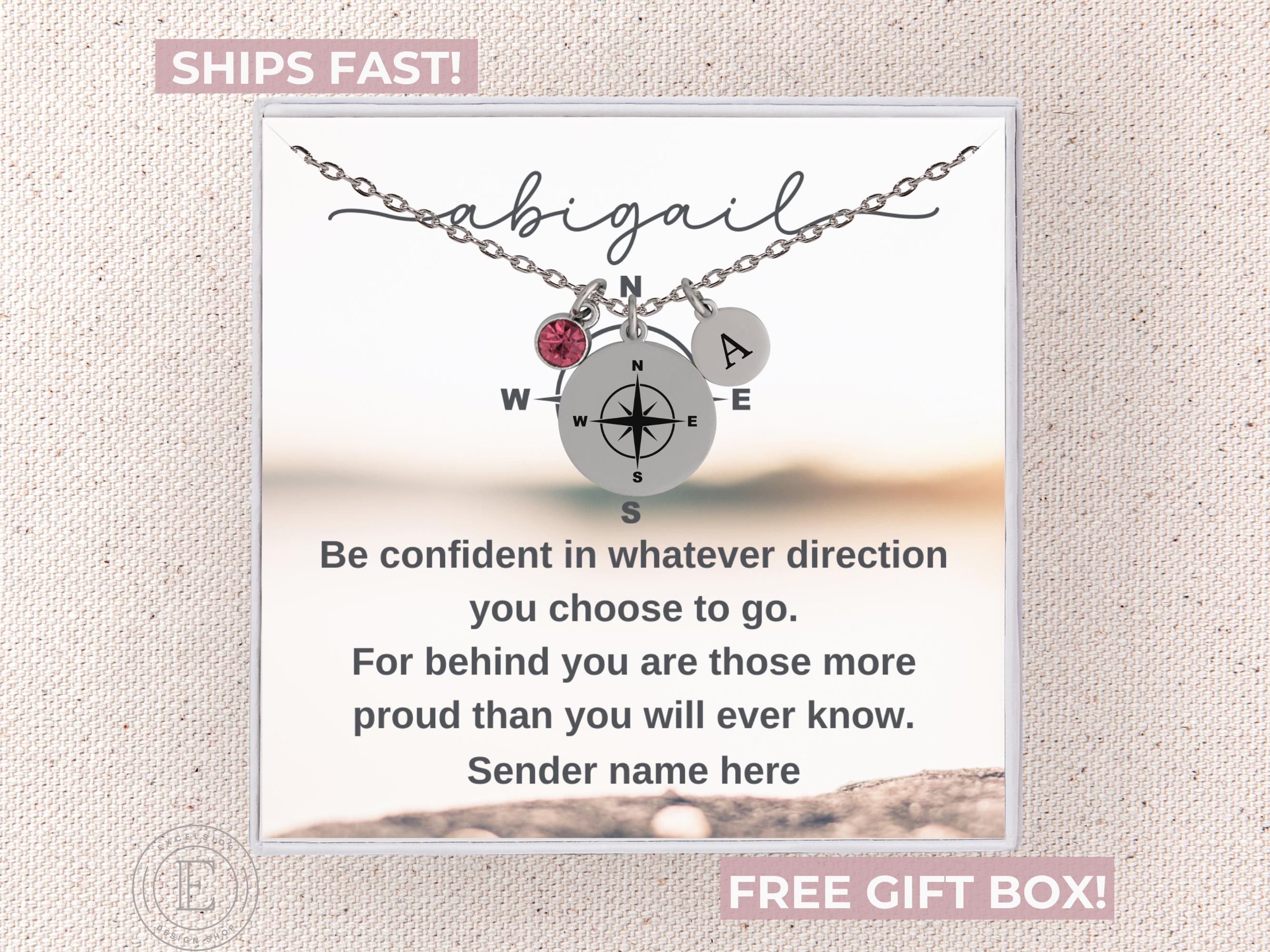 Daughter Graduation Necklace Custom Graduation Jewelry for Daughter Personalized Daughter College Graduation Gift for Daughter High School