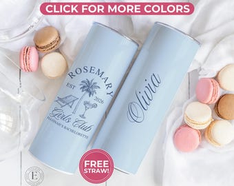 Vaso térmico para despedida de soltera en Rosemary Beach, regalo para despedida de soltera en Rosemary Beach, viaje de despedida de soltera en Rosemary Beach, recuerdo para despedida de soltera en Rosemary Beach