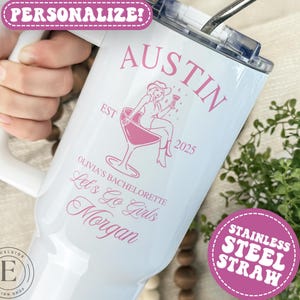Custom Cowgirl Bachelorette Tumbler Personalized Cowgirl Bach Party Tumbler Custom Location Cowgirl Bachelorette Cowgirl Bach Gift for Bach