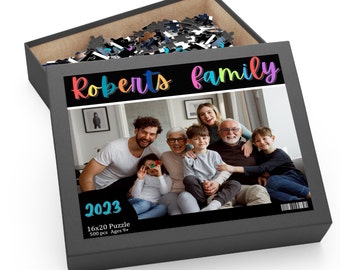 Personalized Puzzle, Jigsaw, Gift  Teacher, Newlywed, Grandparents, Father, Mother, Baby, Pet Loss, Memorial, Customized, Unique Gift Idea