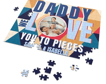 Custom Puzzle from Photo, Dad Puzzle, Personalized Puzzle, First Fathers Day, Unique Gift for Dad, Papa, Custom Jigsaw Puzzle, Photo Puzzle