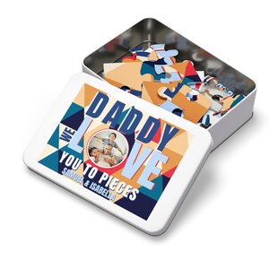 Custom Puzzle from Photo, Dad Puzzle, Personalized Puzzle, First Fathers Day, Unique Gift for Dad, Papa, Custom Jigsaw Puzzle, Photo Puzzle zdjęcie 4