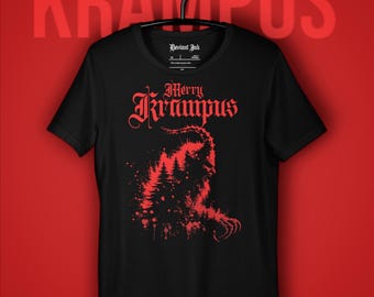 Krampus Christmas T-Shirt: Retro Horror Movie Graphic Tee