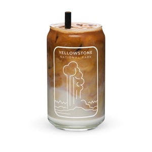 National Park Beer Glass - Yellowstone