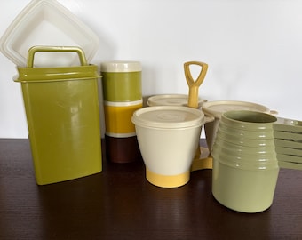 Tupperware vintage de los años 70 - 2 piezas se venden por separado