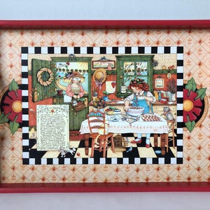 MARY ENGELBREIT TRAY - nothing is cheerier than Mary Engelbreit!