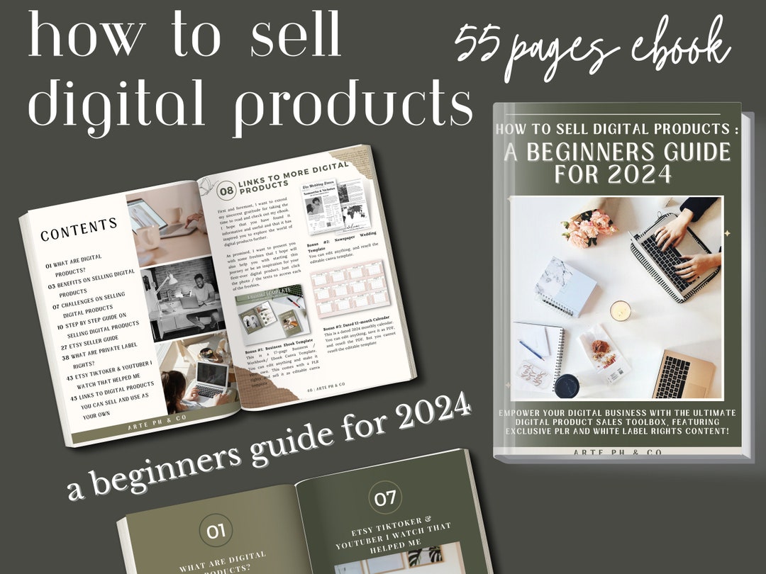 How to Sell Digital Products for 2024 Ebook A Beginners Guide - Etsy ...