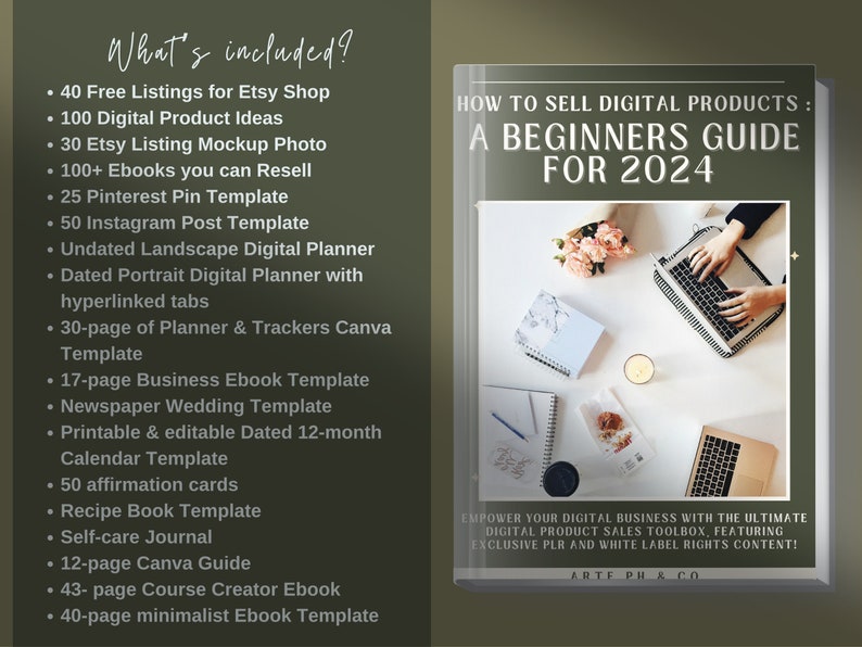 How to Sell Digital Products for 2024 Ebook A Beginners Guide - Etsy ...