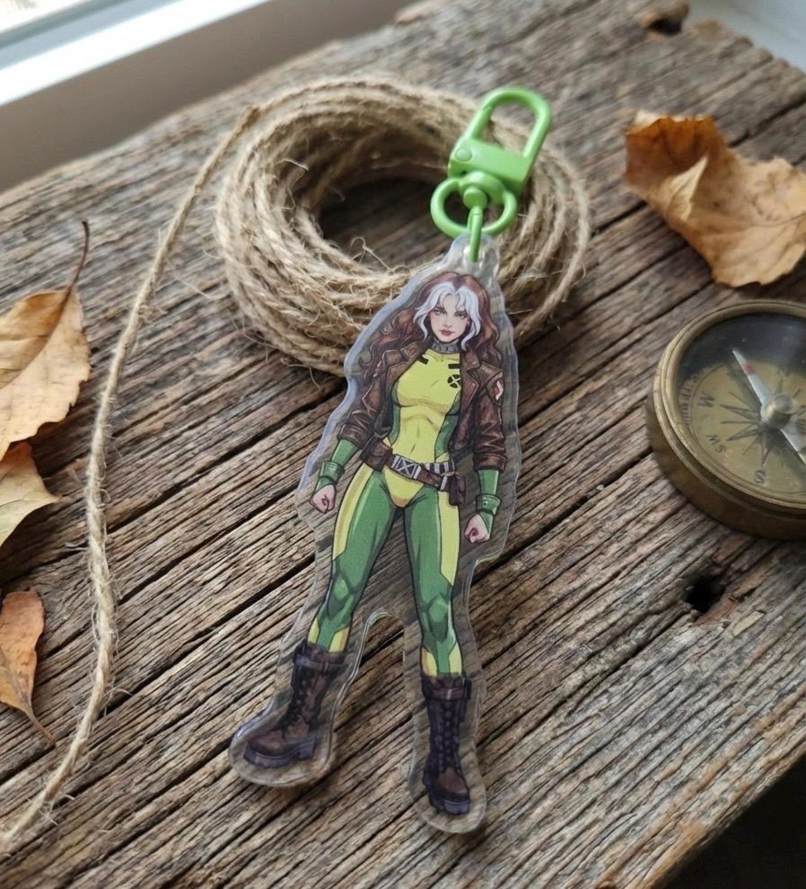 Gambit Keychain Marvel Rivals Gambit and Rogue Acrylic Keychain | X-men Fan Art Charm | Marvel Rivals ...