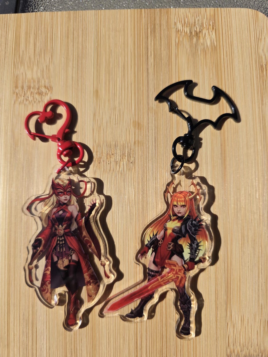 Keychains Scarlet Scarlet Witch & Magik Acrylic Keychain | Marvel Rivals Fan Art - Etsy